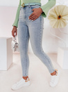 Damen Denim Skinny Hose in Herzen JENIVIA blau Dstreet UY2482