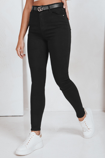 Damen Skinny Jeans schwarz Dstreet UY2759