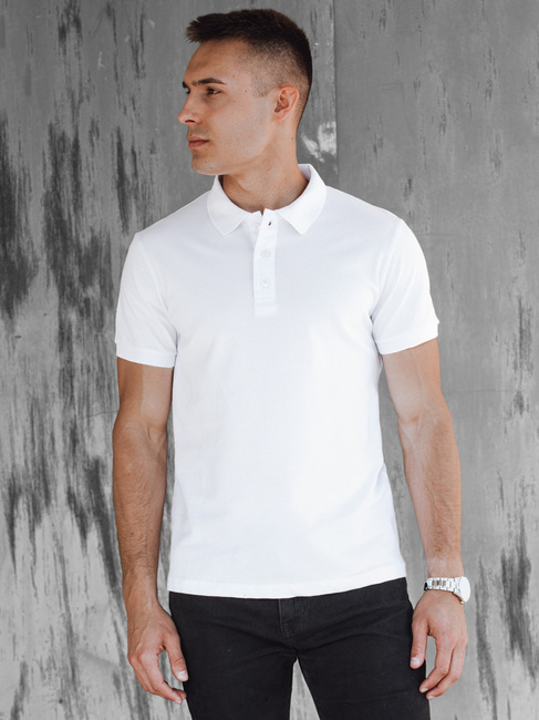 Herren Poloshirt Farbe Weiß DSTREET PX0601