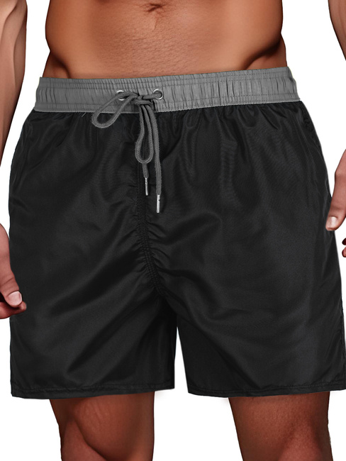 Herren-Shorts schwarz und grau Dstreet SX2514