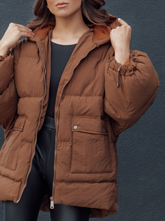 Damen Steppjacke mit Kapuze PARIMA camel Dstreet TY4510_4