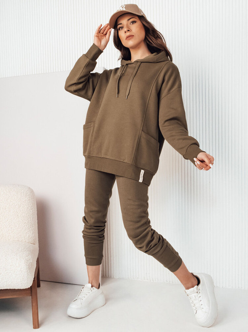 Damen Sweatshirt mit Kapuze ALIEENS Farbe Braun DSTREET BY1278