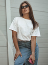 Damen Basic T-shirt PRINCY Farbe Weiß DSTREET RY2647