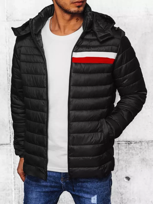 Herren-Übergangsjacke Gesteppt Schwarz Dstreet TX4403