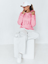 Damen-Kapuzenpulli BASIC rosa BY0174