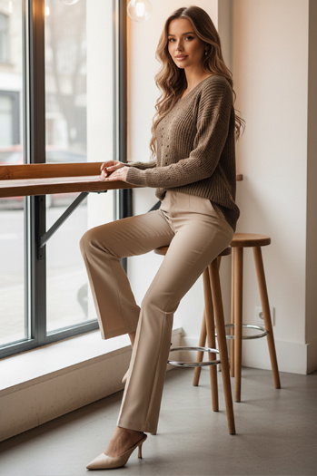 Damen-Pullover MONAVIA beige Dstreet MY2405