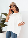Damen Bluse mit kurze Ärmeln JOILL Farbe Weiß DSTREET RY2472