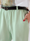 Damen-Chinohose mit Gürtel TAILANDI mint Dstreet UY2552