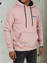 Herren Sweatshirt mit Aufdruck Farbe Rosa DSTREET BX5692