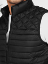Herren Steppweste schwarz Dstreet TX5076