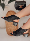 ZALVISA Damen Einbau Sandalen schwarz Dstreet ZY0750