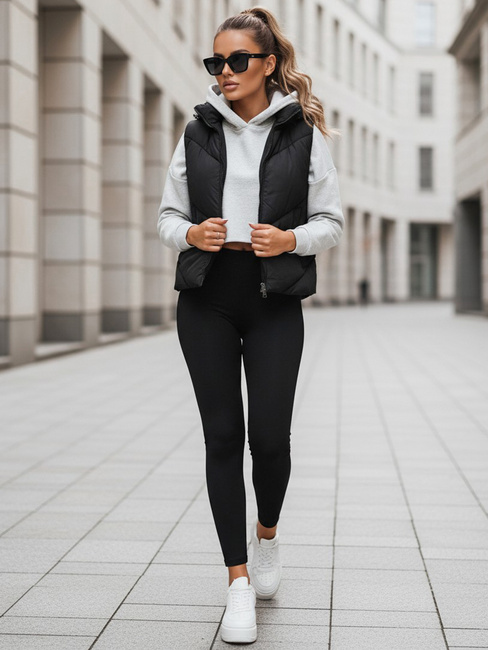 Damen Steppweste LIKEHUGS schwarz Dstreet TY4978