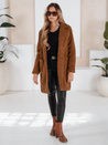 Damen Wintermantel Teddyfell braun Dstreet NY0752