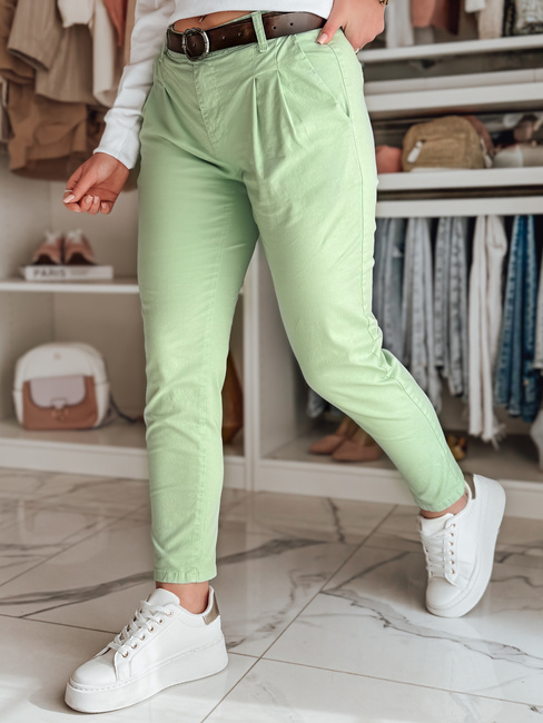 Damen-Chinos mit Gürtel MODELA mint Dstreet UY2631