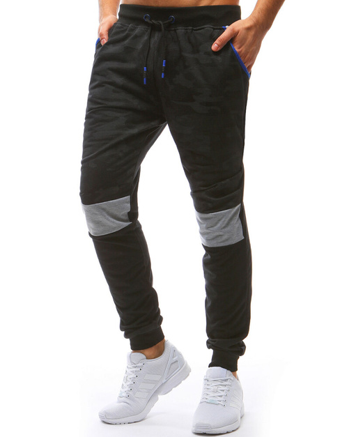Herren Trainingshose Camo Schwarz Dstreet UX3630