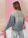 Damen Übergangsjacke in Übergröße Catana NOVAJIN blau Dstreet TY4838