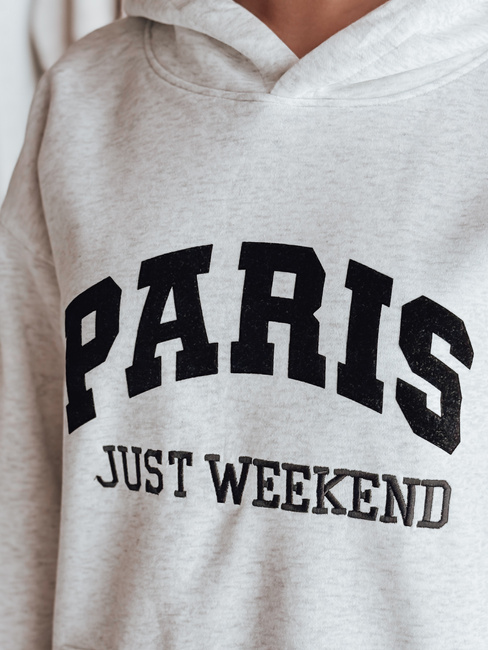 Damen Kapuzenpullover PARISSIA grau Dstreet BY1456