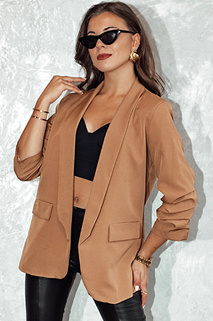 Damen Einheitsgröße MARANTTA camel Blazer Dstreet PY0105