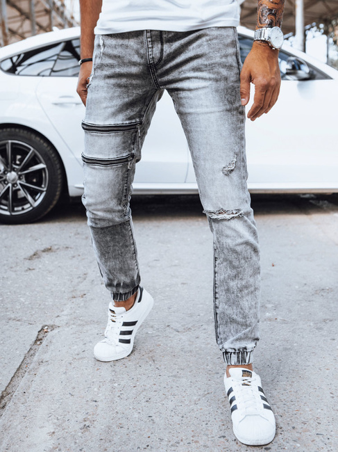 Herren Jeanshosen Farbe Grau DSTREET UX4039