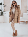 Damen Winterjacke mit Kapuze GABRIELLE dunkelbeige Dstreet TY4363