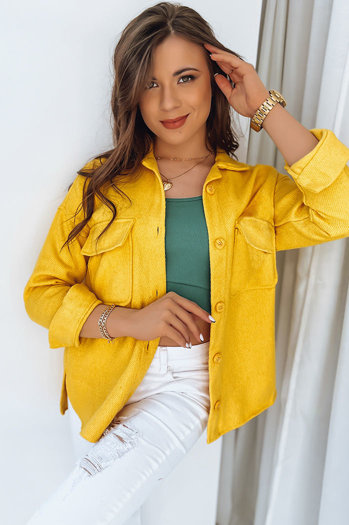 Damen Hemdjacke SUNSET Farbe Gelb DSTREET TY3507