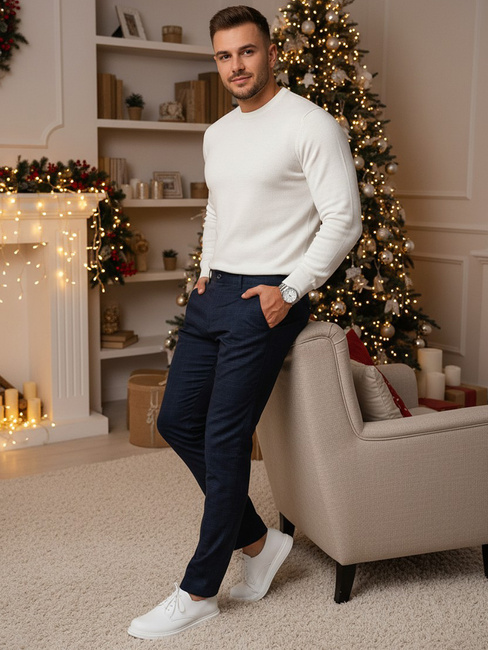 Dunkelblaue Herren-Chinohose Dstreet UX4393z