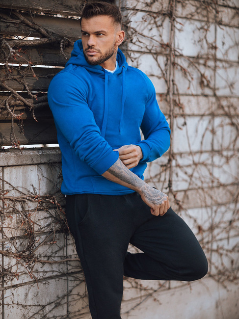 Herren Trainingsanzug-Set Farbe Blau-Schwarz DSTREET AX0746