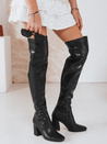 Damen Overknee-Stiefel schwarz Dstreet ZY1245