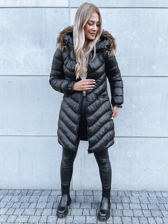 Damen Winterjacke GLAMOUR FUSION Farbe Schwarz DSTREET TY3890