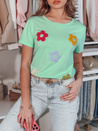 Geblümtes Damen-T-Shirt DAISYLA mint Dstreet RY2743