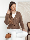 KNITVIA Damen Stretch-Pullover beige Dstreet MY2421