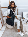 Damen Gesteppt Wendeweste ROSI Schwarz Dstreet TY2869