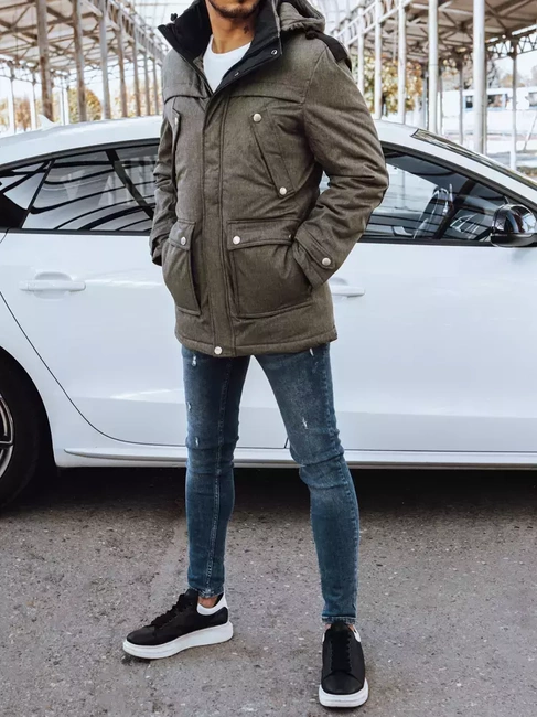 Herren Winterjacke Khaki Dstreet TX4279