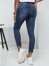 Damen Denim-Hose BUTTONFIT skinny blau Dstreet UY2313