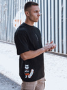 Bedrucktes Herren-T-Shirt schwarz Dstreet RX5531