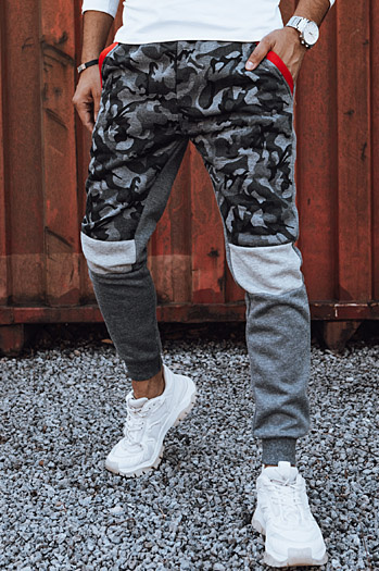 Herren camo anthrazit Sweatpants Dstreet UX4427