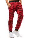 Herren Sporthose Jogger Camo Rot Dstreet UX3514