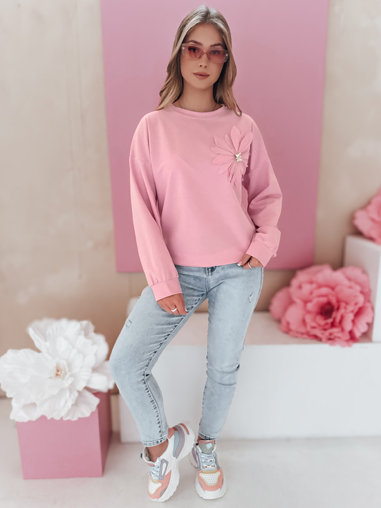 Damenbluse in Übergröße FLORINE rosa Dstreet RY2763