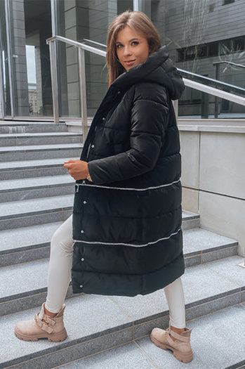 Damen Winter Jacke DIAMON PREMIUM Schwarz Dstreet TY2956