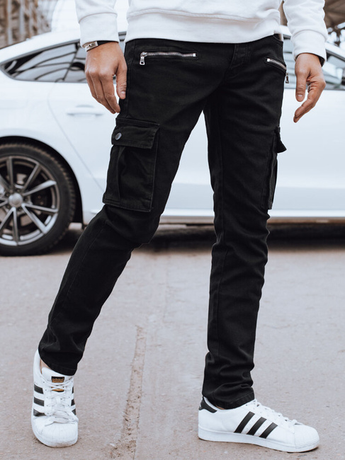 Herren Cargohosen Farbe Schwarz DSTREET UX4237