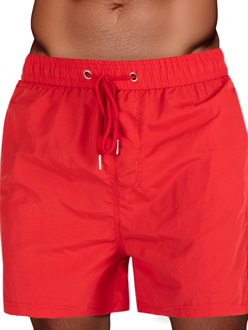Herren-Badeshorts rot Dstreet SX2464