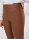 Gewachste braune Damen Leggings Dstreet UY2725