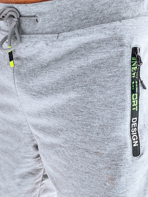 Herren Sport Shorts Farbe Hellgrau DSTREET SX2250