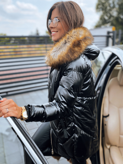 Damen Winterjacke Mantel ROYAL schwarz Dstreet TY2948