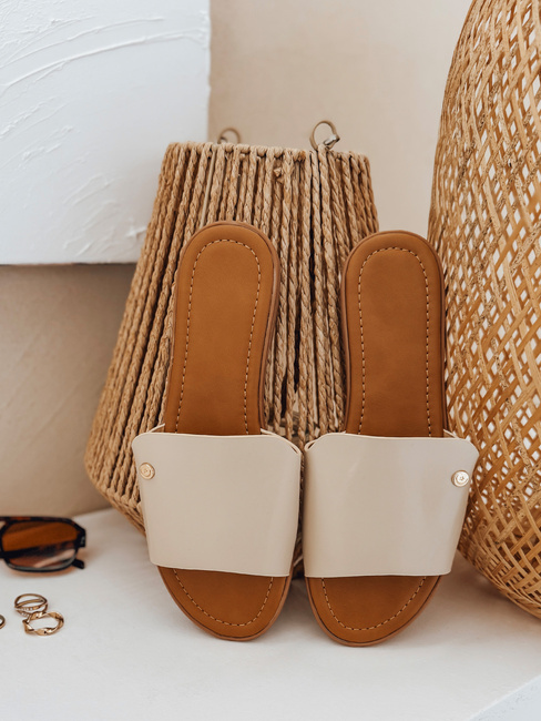 Damen CHICBASE Flip-Flops beige Dstreet ZY0937