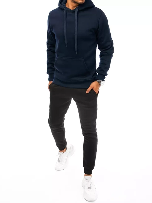 Herren Trainingsanzug-Set Farbe Dunkelblau-Schwarz DSTREET AX0631