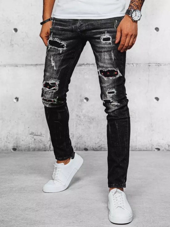 Herren Jeanshosen Farbe Grau DSTREET UX3942