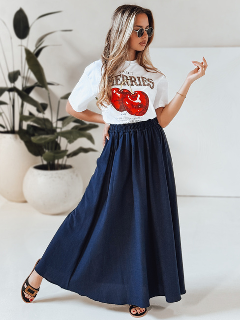 Spódnica CISTAL granatowa Dstreet CY0451