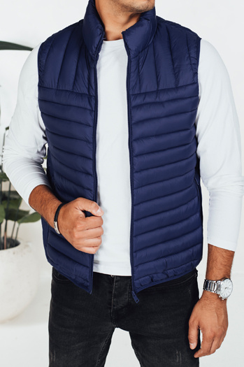 Herren Steppweste navyblau Dstreet TX5082