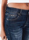 Damen Jeans mit hoher Taille EMILY ROSE Farbe Blau DSTREET UY1600